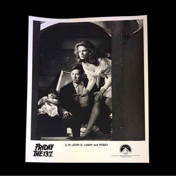 1988 John D. Lemay and ROBEY- Friday the 13th "The Series" Photo Press - Picture 4 of 5